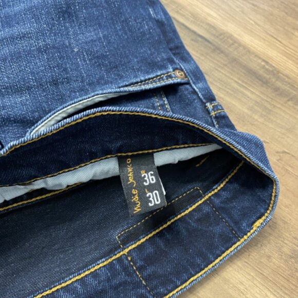 Nudie Grim Tim 36 x 30 Ink Blue - Picture 4 of 4